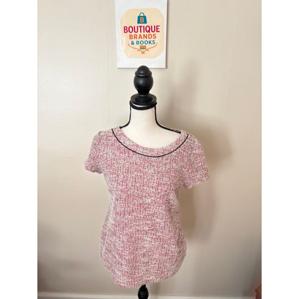 Banana Republic Tweed Short Sleeve Top – Size Small